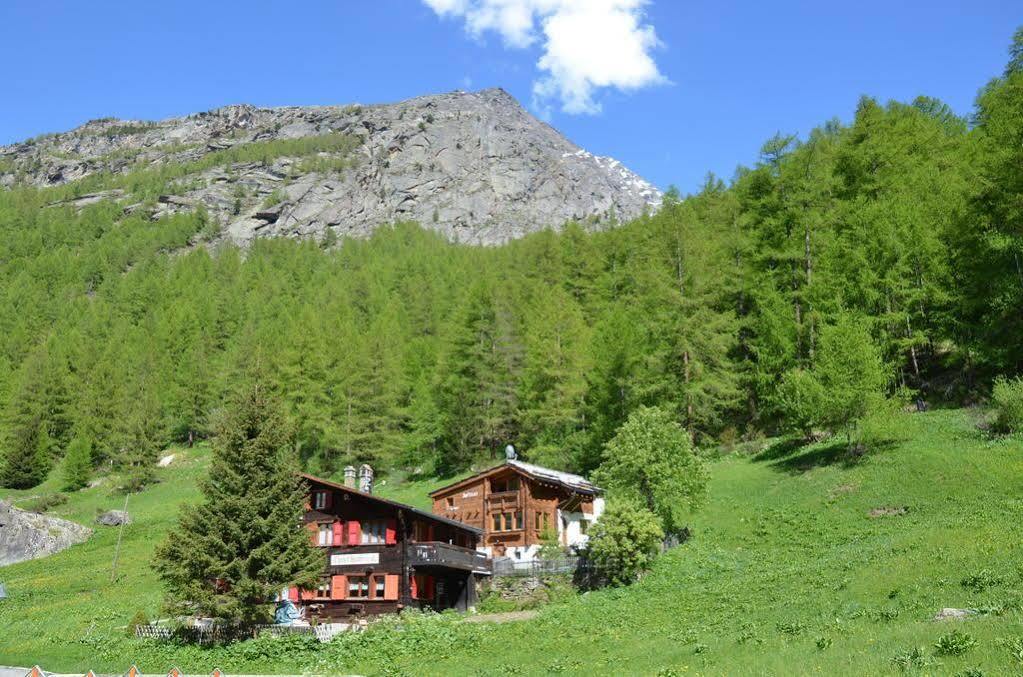 Haus Alpenperle Lägenhet Saas-Almagell Exteriör bild