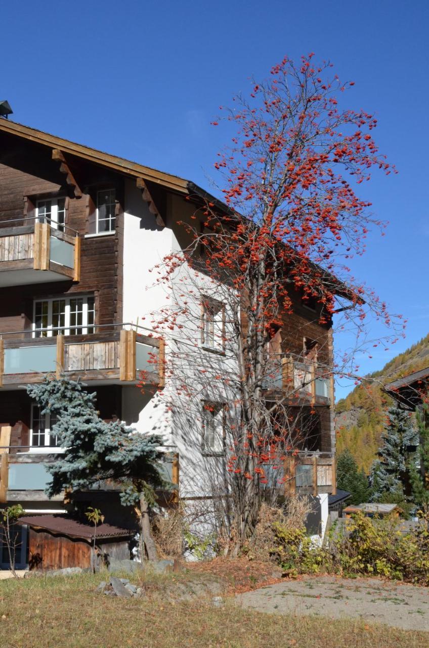 Haus Alpenperle Lägenhet Saas-Almagell Exteriör bild